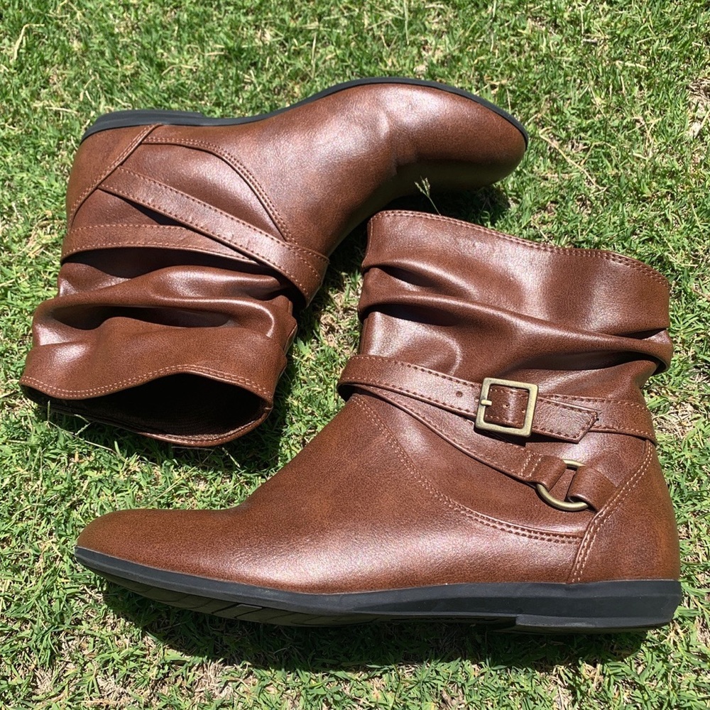Slouchy booties